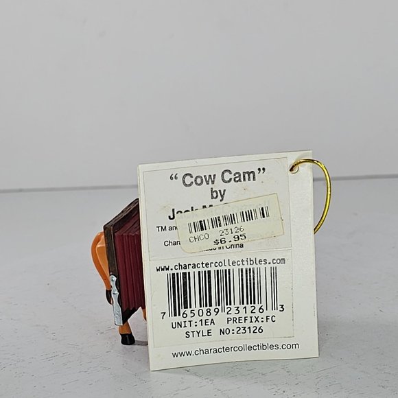 Cow Parade Mini Moo Cow Cam Figurine With Tage #23126 - Picture 3 of 8